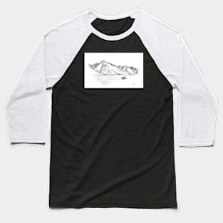 Walter Peak sketch Baseball T-Shirt